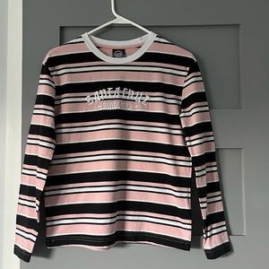 Santa Cruz stripped long-sleeve Tee (XS)